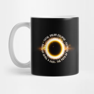 total solar eclipse - the path of totality Mug